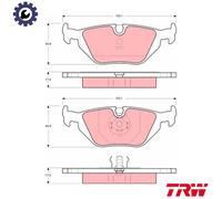 BRAKE PAD SET DISC BRAKE GDB1189 FOR BMW 3/Compact/E46/Convertible/E6 Z4/E86