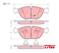 BRAKE PAD SET DISC BRAKE GDB1285 FOR VW GOLF/IV/Mk PASSAT/Wagon AUDI TT A4 2.0L