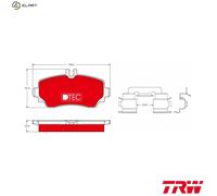 BRAKE PAD SET DISC BRAKE GDB1293DTE FOR MERCEDES-BENZ M 166.995 2.1L 4cyl