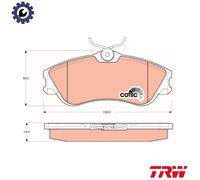 Brake Pads Set for Peugeot Citroen:PARTNER,XSARA,BERLINGO,206,HOGGAR,JUMPY,SW