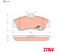 Brake Pads Set for Peugeot Citroen:PARTNER,XSARA,BERLINGO,206,HOGGAR,JUMPY,SW