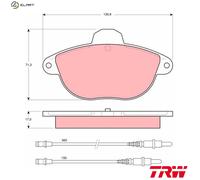 New Brake Pad Set, disc brake for CITROËN:XANTIA,XANTIA Break,XANTIA Estate