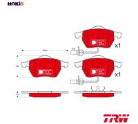 BRAKE PAD SET DISC BRAKE GDB1307DTE FOR VW AUDI A6/S6 AEB/AUG/ATW/APU/ANB 1.8L