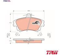 TRW GDB1313 Brake pad set