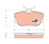 BRAKE PAD SET, DISC BRAKE GDB1325