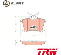 BRAKE PAD SET DISC BRAKE GDB1330 FOR VW POLO/Van/IV/III/CLASSIC GOLF/VI/VAN 1.4L