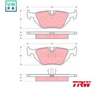 Brake Pad Set, disc brake TRW GDB1343 for BMW Z3 Coupe (E36) 3 2000-2003