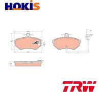 BRAKE PAD SET DISC BRAKE GDB1366 FOR AUDI A4/B6/Convertible/B5/B7 VW SEAT