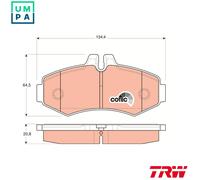TRW GDB1373 Brake pad set