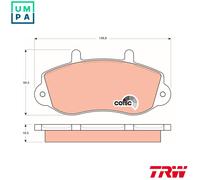 TRW GDB1380 Brake pad set