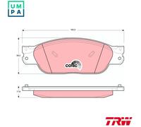 ✅Fits TRW GDB1401 BRAKE PADS /RH/F/JAGUAR S-TYPE 02-07 ⭐UK Seller⭐