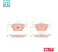 TRW Disc Brake Pads GDB1404 – BMW 3 & 5 Series (E46, E39)