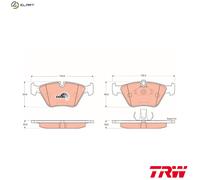 TRW Disc Brake Pads GDB1404 – BMW 3 & 5 Series (E46, E39)