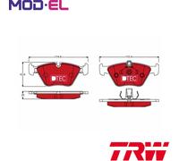 BRAKE PAD SET DISC BRAKE GDB1404DTE FOR BMW 5/E39 M52B25 M54B25 2.5L M54B22 2.2L