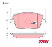 BRAKE PAD SET DISC BRAKE GDB1414 FOR SKODA ROOMSTER/Praktik FABIA/II/Combi VW