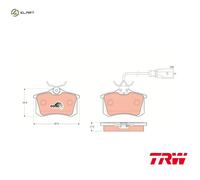 BRAKE PAD SET DISC BRAKE GDB1415 FOR VW CARAVELLE/EUROVAN/IV/Bus/TRANSPORTER