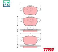 BRAKE PAD SET DISC BRAKE GDB1429 FOR VOLVO S70 XC70/CROSS/COUNTRY/SUV V70/ 2.0L