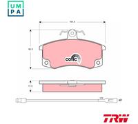 BRAKE PAD SET DISC BRAKE GDB1446 FOR LADA VEGA CEVARO VOLUMES SIGNET RIVA 1.3L