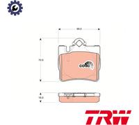 BRAKE PAD SET DISC BRAKE GDB1455 FOR MERCEDES-BENZ S-CLASS M113.960/966 5.0L