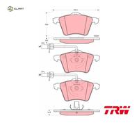 BRAKE PAD SET DISC BRAKE GDB1459 FOR VW CARAVELLE/EUROVAN/IV/Bus/TRANSPORTER