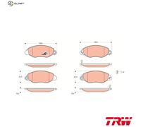 TRW BRAKE PADS (FRONT) (R90) - GDB1461