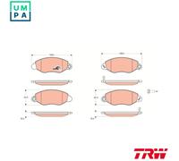 TRW BRAKE PADS (FRONT) (R90) - GDB1461