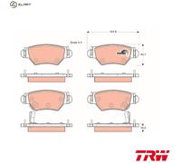 TRW Brake Pad Set GDB1471 – For Opel/Vauxhall/Holden/Chevrolet Z14XEP Z18XE