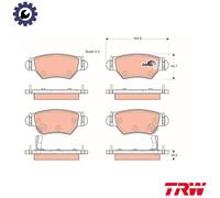 BRAKE PAD SET DISC BRAKE GDB1471 FOR HOLDEN ASTRA/Hatchback/Convertible OPEL