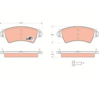 BRAKE PAD SET, DISC BRAKE GDB1501