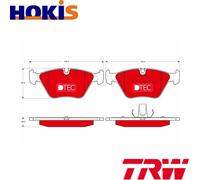 BRAKE PAD SET DISC BRAKE GDB1531DTE FOR BMW X3/E83 Z4/Roadster/E85/E86 MG