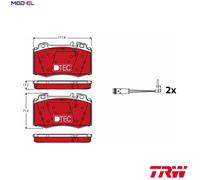 BRAKE PAD SET DISC BRAKE GDB1543DTE FOR MERCEDES-BENZ C-CLASS/T-Model/Sport 1.8L