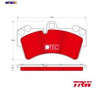 Brake pads GDB1548DTE TRW for AUDI PORSCHE VW