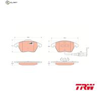 Brake pads GDB1550 TRW for VW SKODA AUDI SEAT