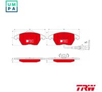 TRW GDB1550DTE Brake pad set