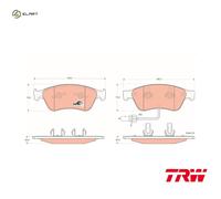BRAKE PAD SET DISC BRAKE GDB1553 FOR VW AUDI A6/S6 A8L BRK/BKL/AYT 3.2L 6cyl A6
