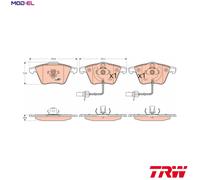 TRW GDB1554 Brake pad set