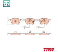 TRW GDB1554 Brake pad set