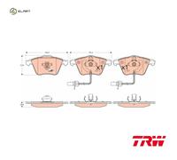 DISC BRAKE PADS SET FOR AUDI AUDI FAW A4 8E2 B6 BBK A4 AVANT 8E5 B6 TRW