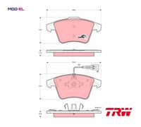 BRAKE PAD SET DISC BRAKE GDB1556 FOR VW CARAVELLE/KOMBI/Bus/TRANSPORTER/Mk 2.0L
