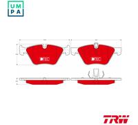 Brake pads GDB1559DTE TRW for BMW 3 Touring X1 3 Z4 Roadster 3 Convertible 5