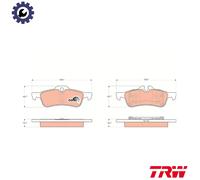 TRW Brake Pad Set GDB1561 – Disc Brake for MINI & MINI Convertible