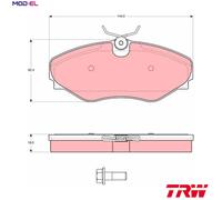 TRW Brake Pad Set GDB1574 - Renault Espace Mk III / Avantime 2.2L 4cyl