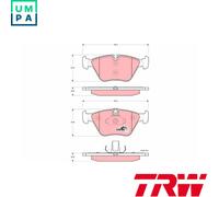 BRAKE PAD SET DISC BRAKE GDB1577 FOR BMW Z4/E86/Roadster/E85 3/E46/Convertible