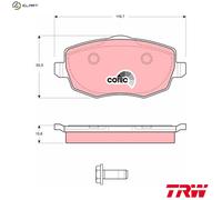 Brake pads GDB1593 TRW