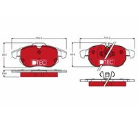 BRAKE PAD SET, DISC BRAKE GDB1613DTE