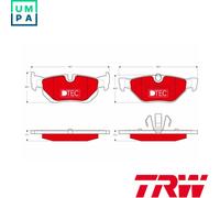 BRAKE PAD SET DISC BRAKE GDB1626DTE FOR BMW 3/E91/E90/E92/Convertible X1/E84