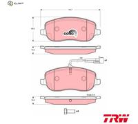 TRW Brake Pad Set GDB1636 – Disc Brake – Fits FIAT CROMA (77363627)