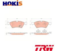 BRAKE PAD SET DISC BRAKE GDB1642 FOR MERCEDES-BENZ R-CLASS M-CLASS G-CLASS 3.0L