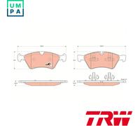 BRAKE PAD SET DISC BRAKE GDB1642 FOR MERCEDES-BENZ R-CLASS M-CLASS G-CLASS 3.0L