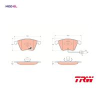 BRAKE PAD SET DISC BRAKE GDB1659 FOR AUDI A4/S4 A6/S6/Allroad BPJ/BYK 2.0L 4cyl